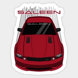 Ford Mustang Saleen 2005-2009 - Dark Candy Apple Red Sticker